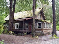 Large cabin sleeps up to five.